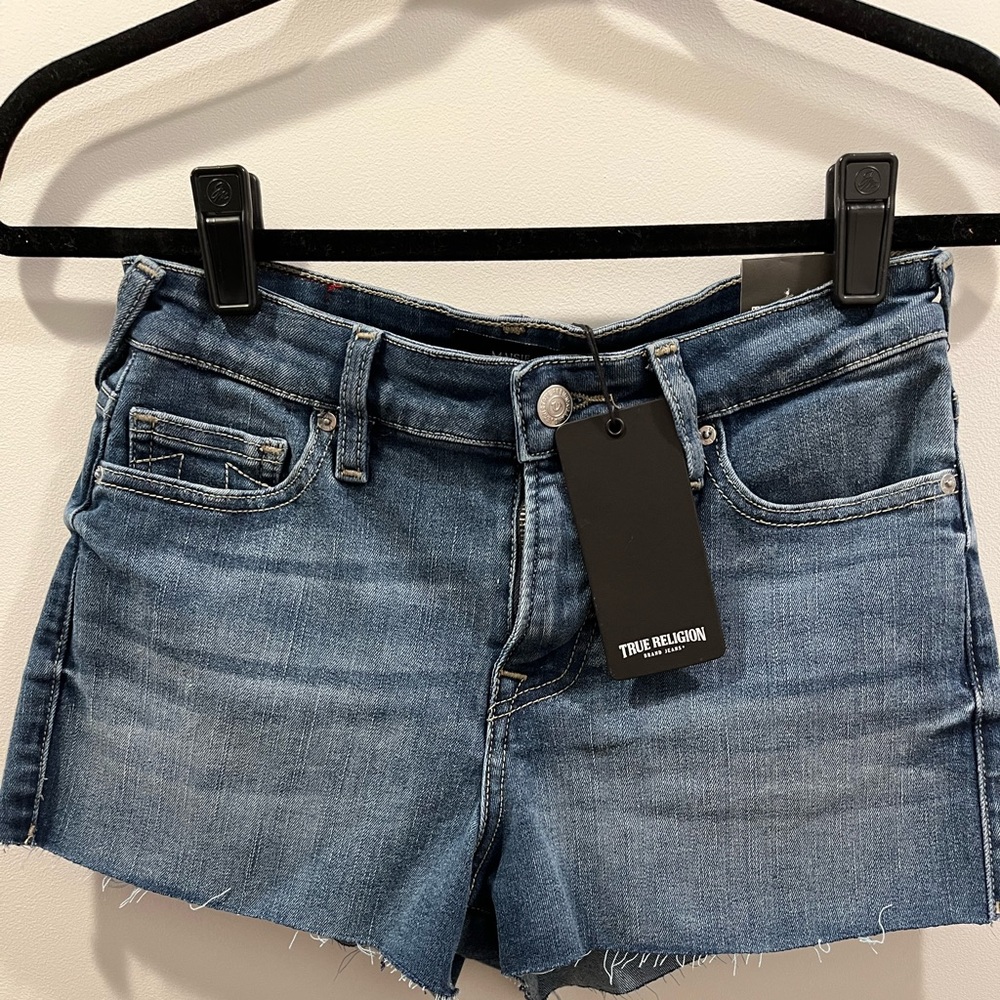 BNWT True Religion Maisie Denim Shorts